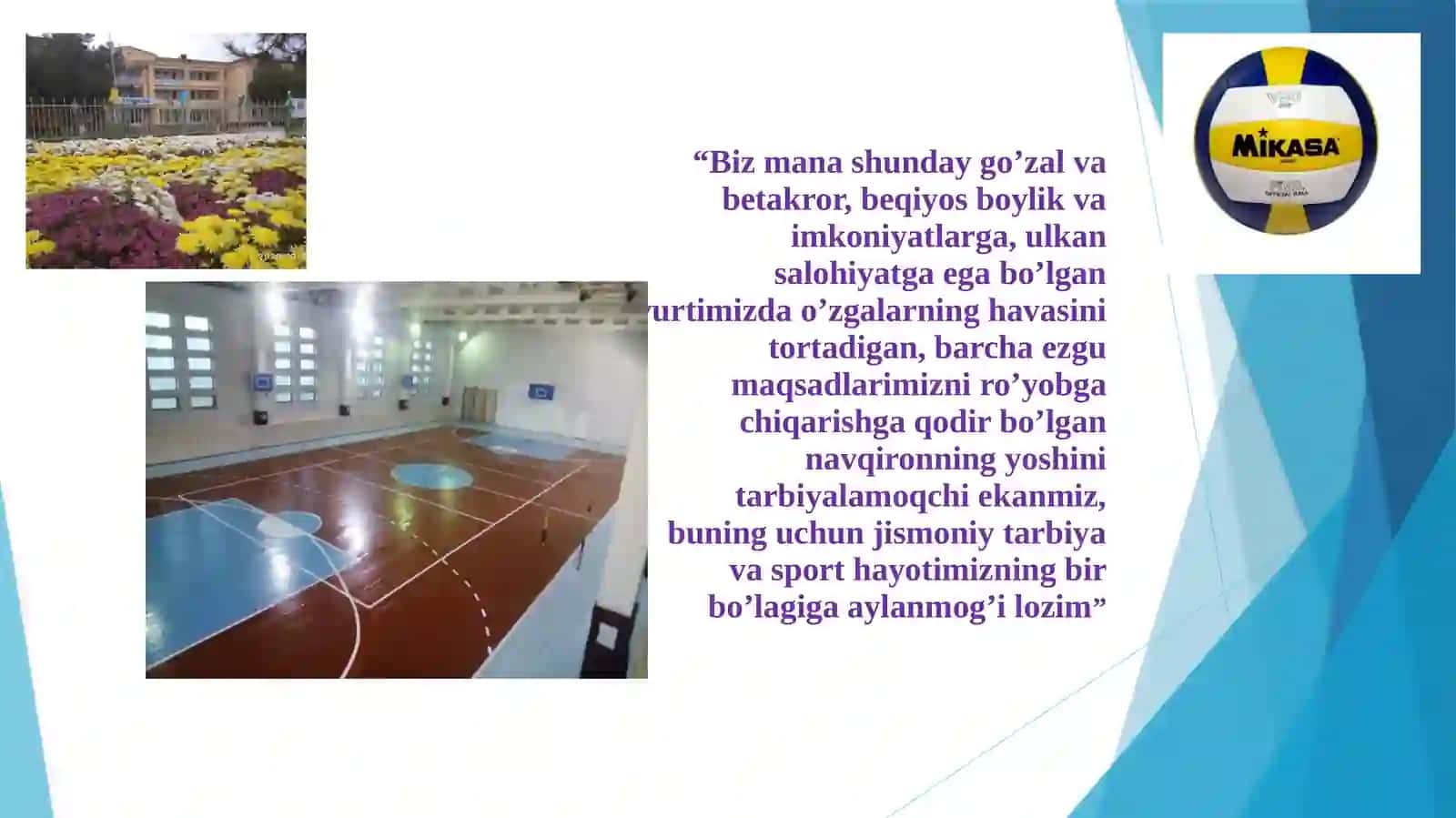 Jismoniy tarbiya fanidan Voleybol. To'pni qabul qilish va uzatish usullari dars ishlanma 2