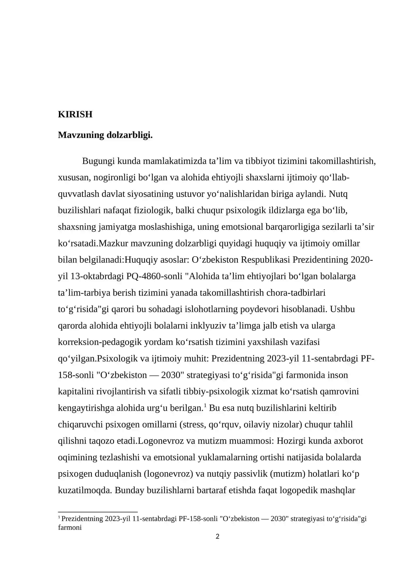 Nutq buzilishlarining psixogen omillari 2
