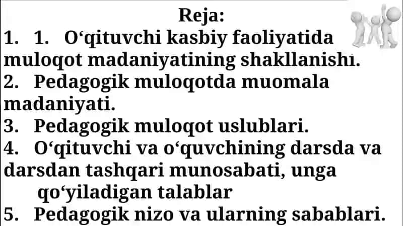 Pedagogik muloqot-o'qituvchining ijodiy faoliyati sifatida 2