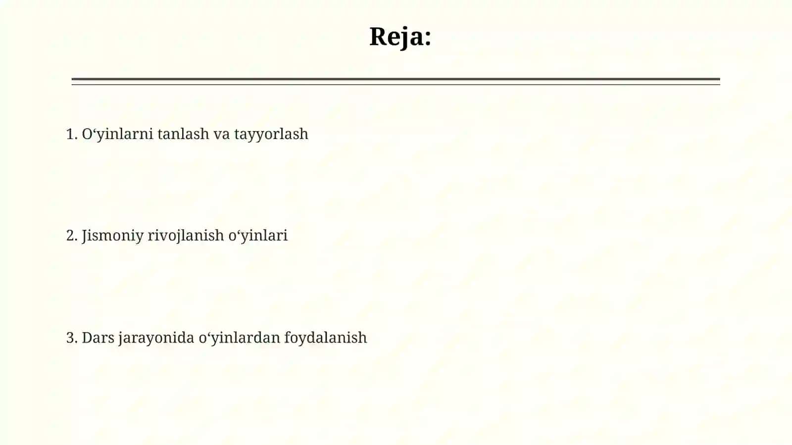 Jismoniy sifatlarni rivojlantiruvci harakatli oʻyinlarni oʻrgatish 2