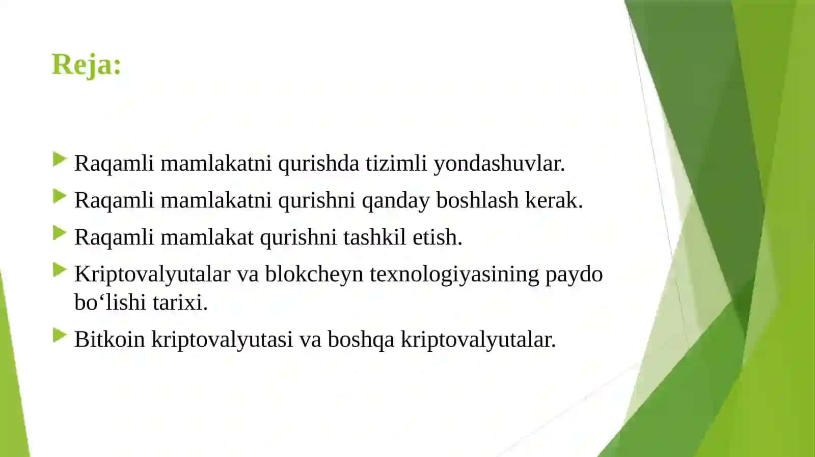 Raqamli mamlakatni qurish 2