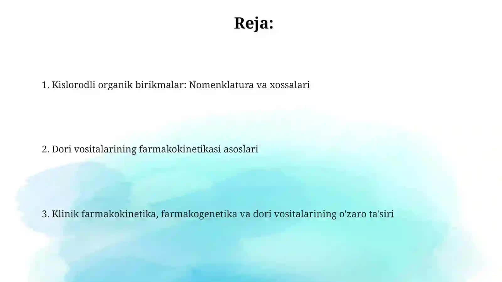 Kislorodli organik birikmalar 2