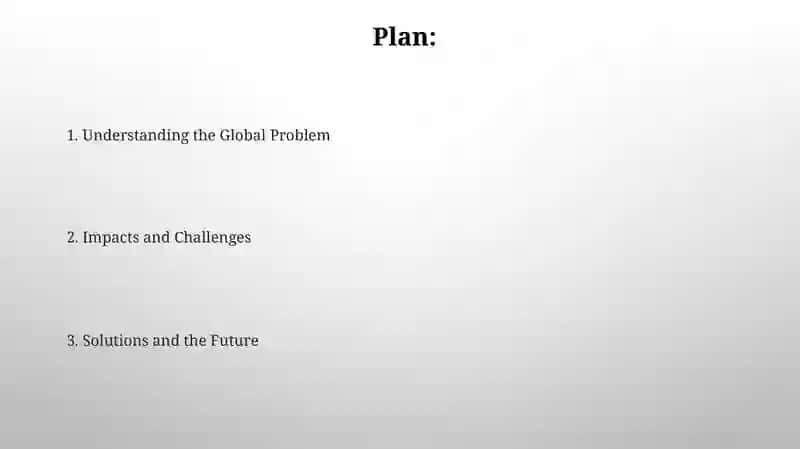 Understanding the Global Problem 2