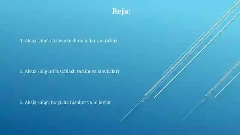 Aksiz solig'i 2