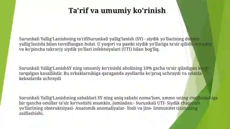 Surunkali YalligʻLanish 2