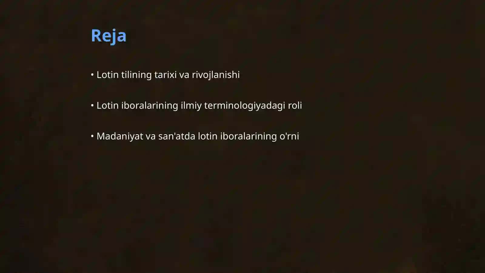Lotin tilidagi iboralarni hayotdagi o'rni 2