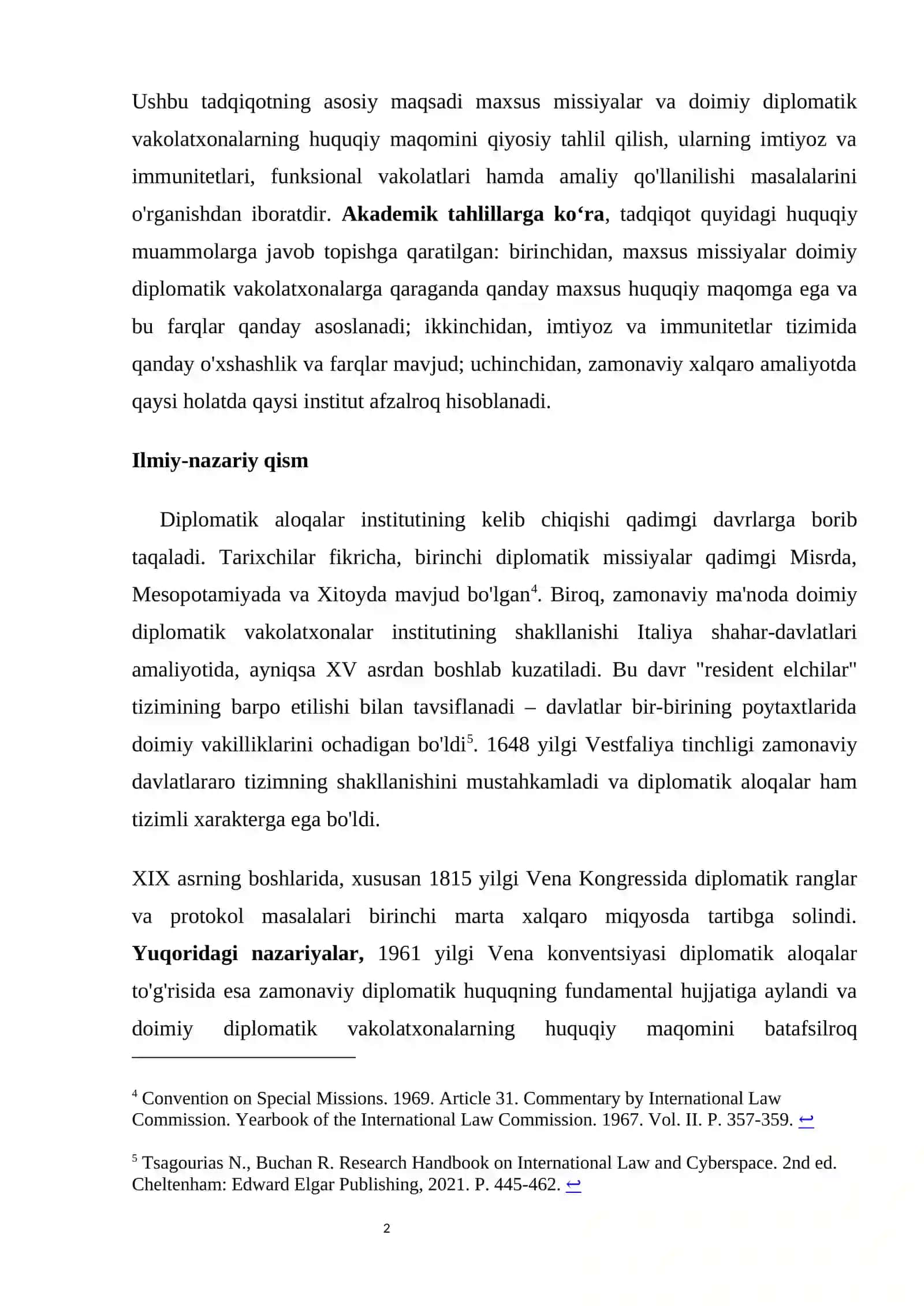Xalqaro munosabatlar tizimi 2