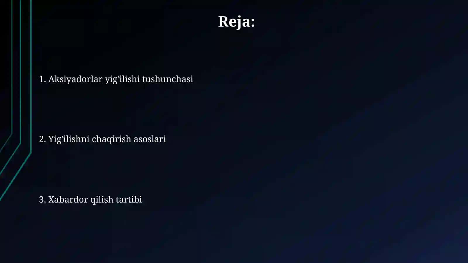 Aksiyadorlar umumiy yig'ilishi 2