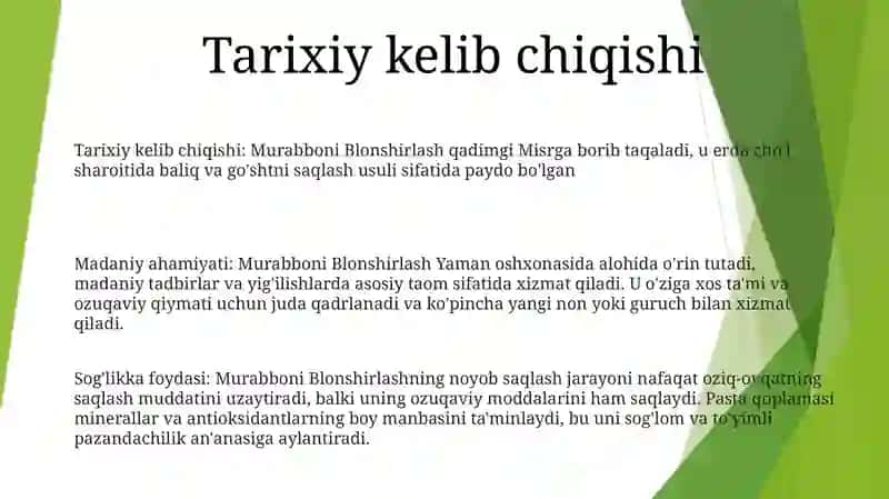 Murabboni Blonshirlash 2
