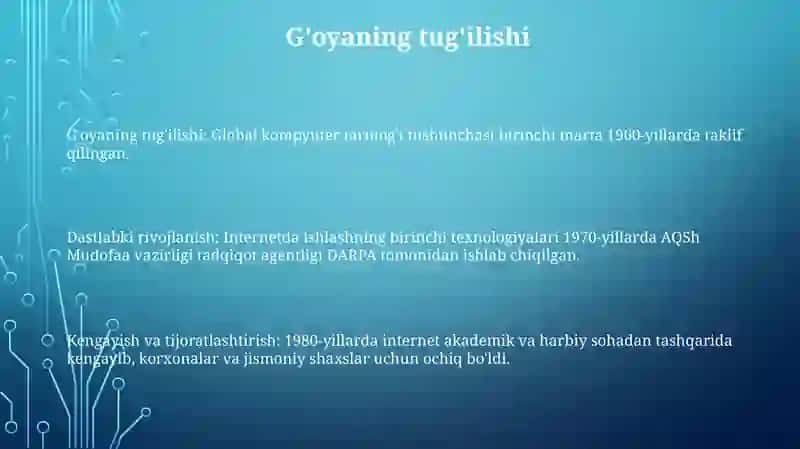Internetning Rivojlanish Tarixi 2