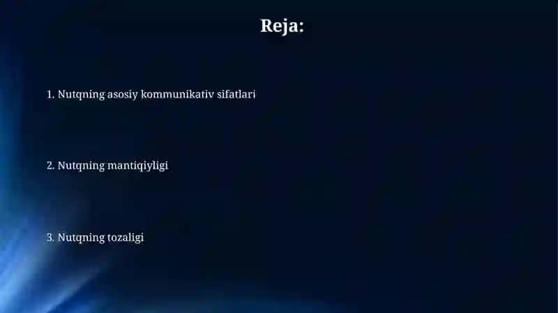Nutqning asosiy komunikativ sifatlari 2