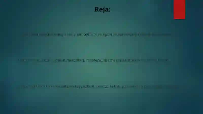 Sport pedagogikasi fanlari va sport oyinlari 2