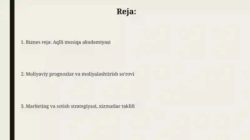 Biznes reja Smart music Academy 2