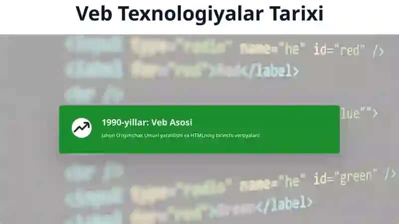 Web Dasturlash 2