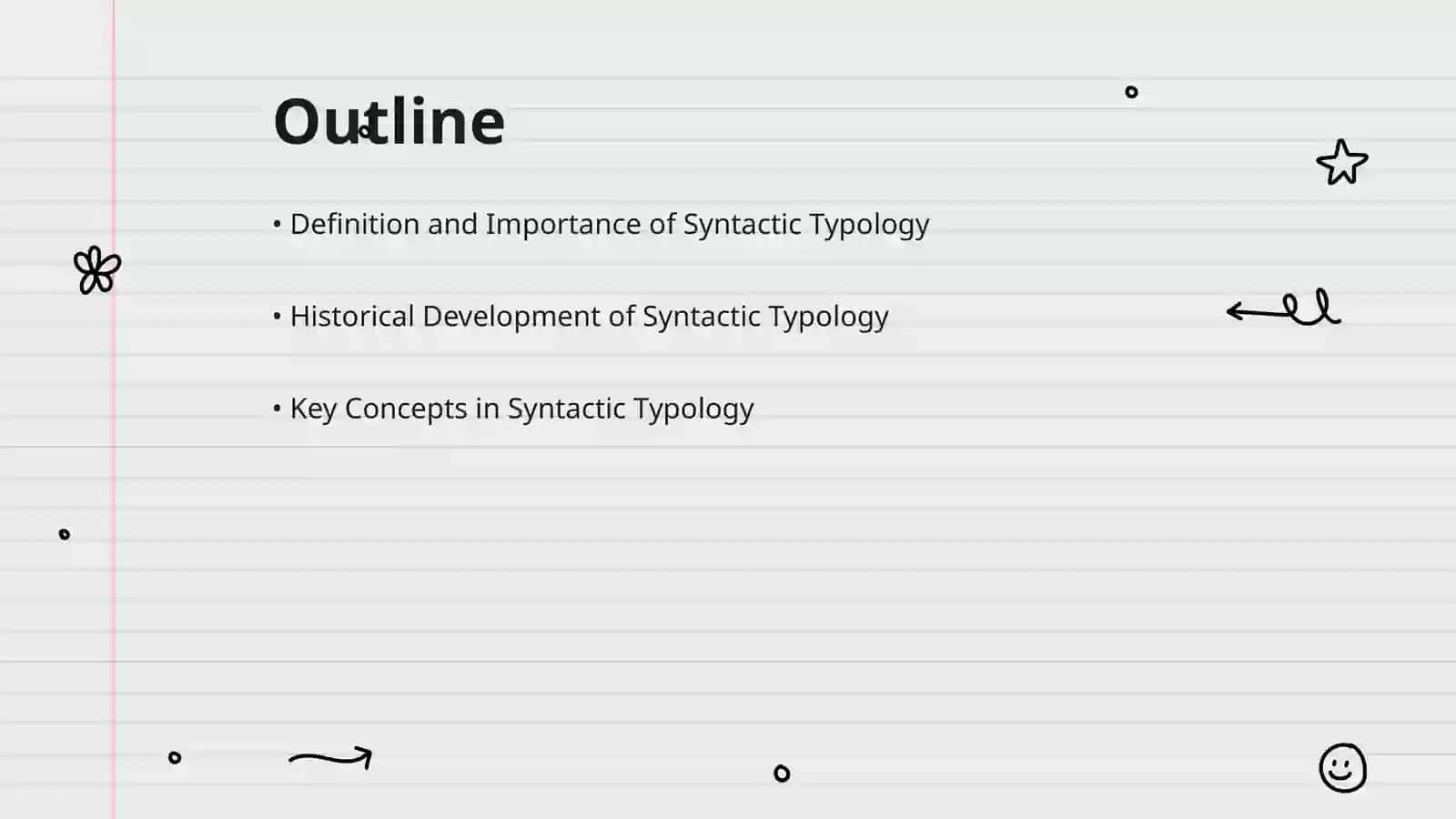 Syntactic typology 2