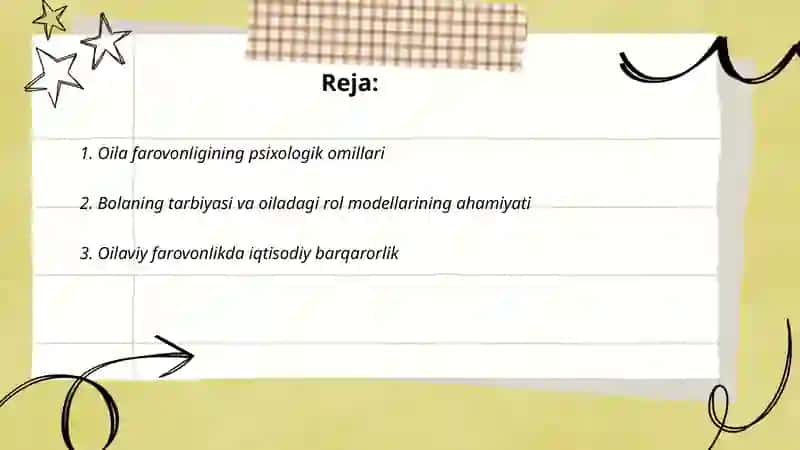 Oila farovonligining psixologik omillari 2