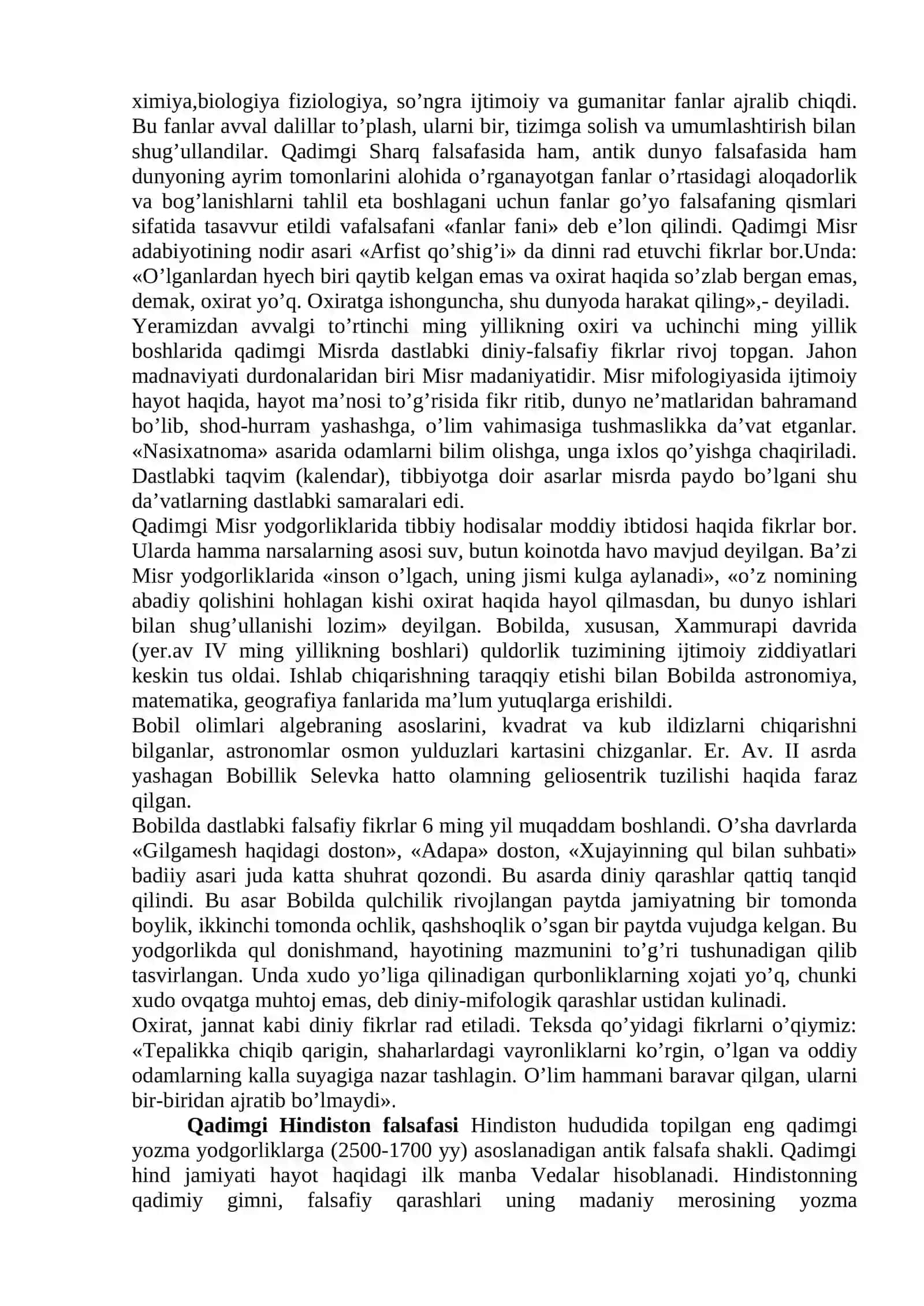Sharq falsafasi va uning ijtimoiy taraqqiyotidagi roli 2