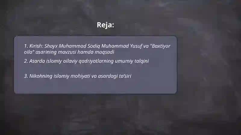 Baxtiyor oila 2