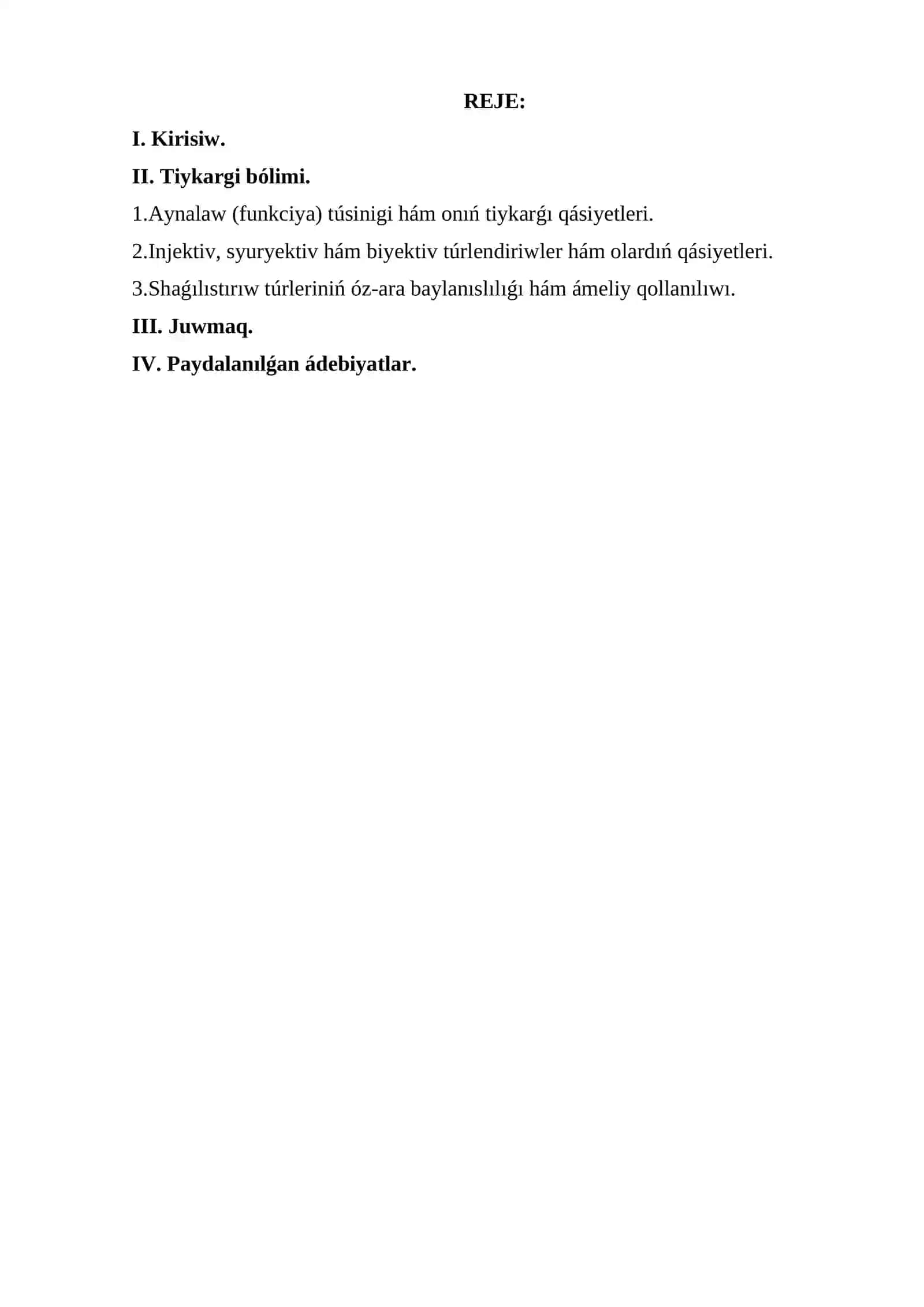 Kórsetiw túrleri (inyekciya, syurjekciya, biyeksiya) 2