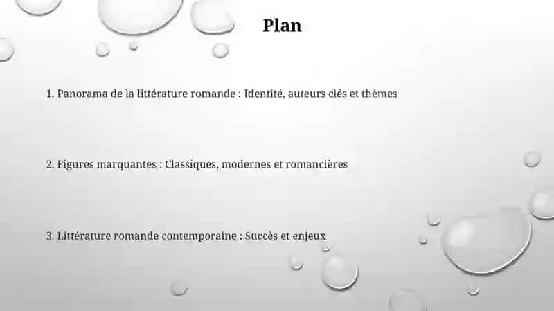 LalittératureFrancophone de Suisse 2