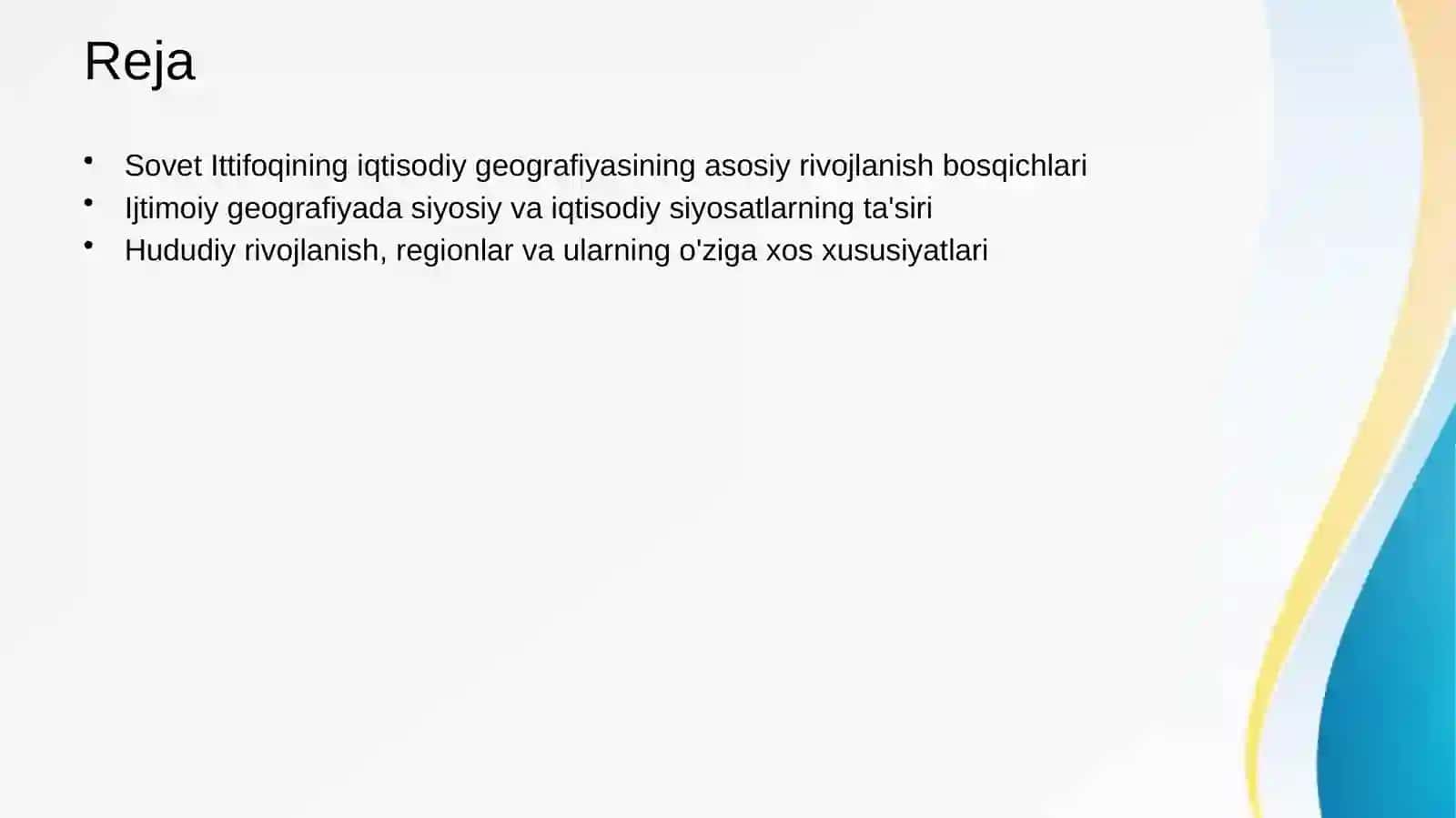 Sovet Ittifoqining iqtisodiy geografiyasining rivojlanishi 2