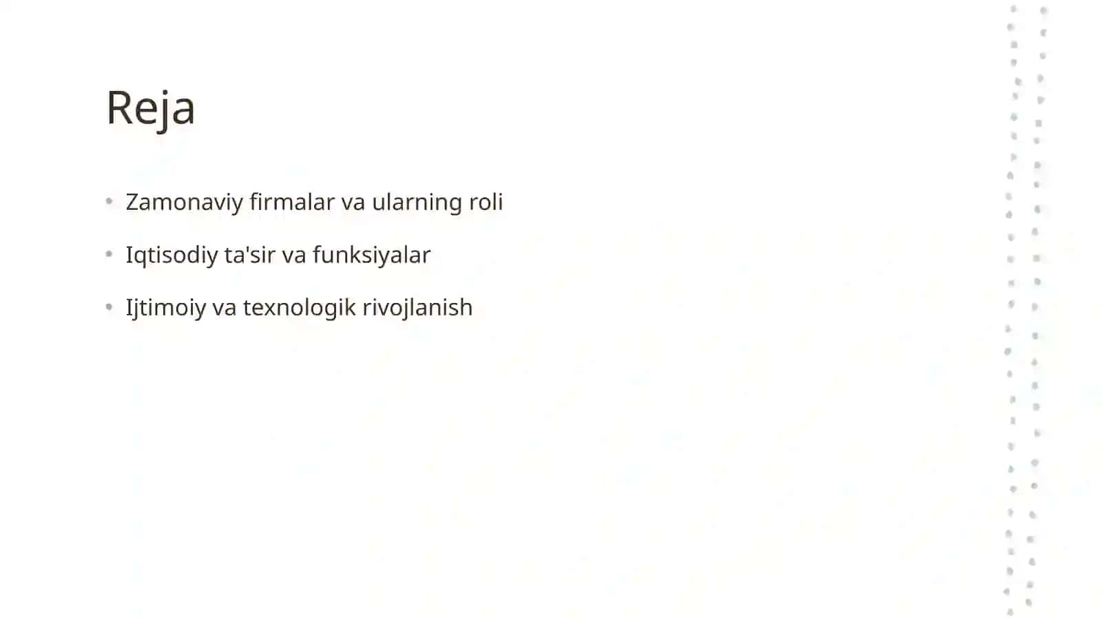 Zamonaviy firmalar va ularning funksiyalari 2