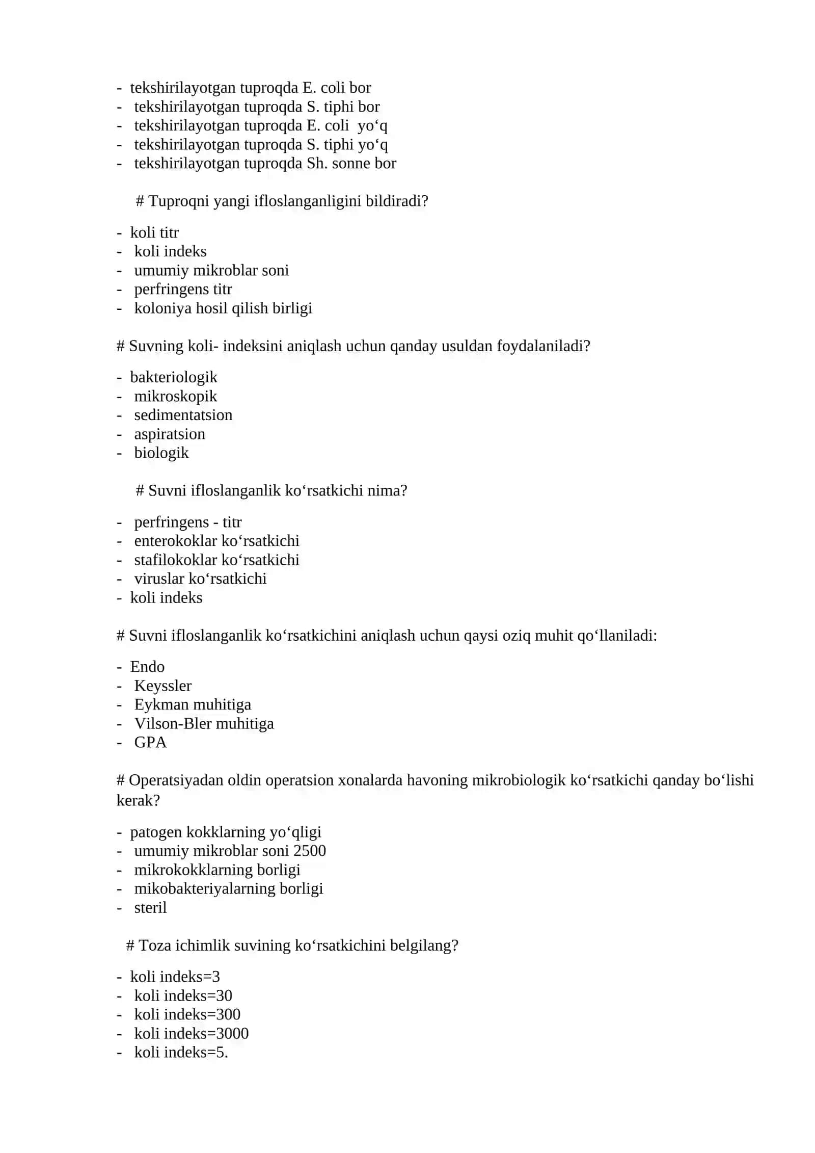 Mikroorganizmlarni amalda qo‘llash. Mikroorganizmlardan foydalanish sohalari 2