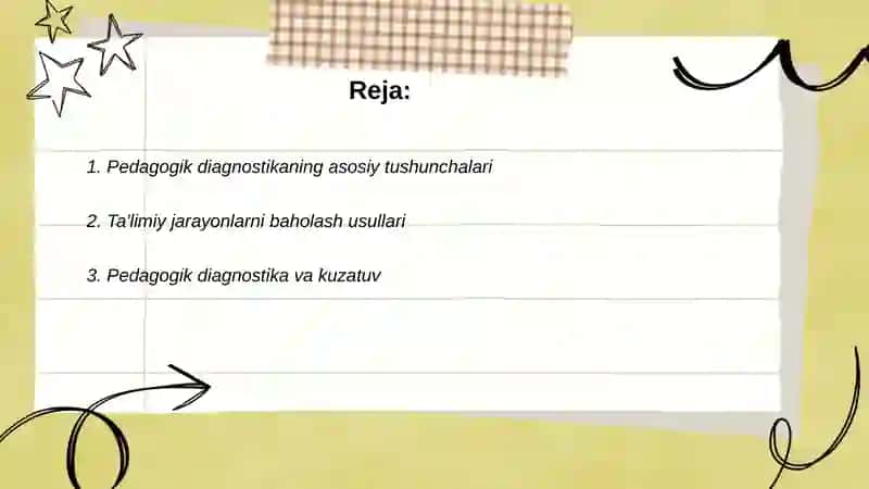 Pedagogik diagnostika 2