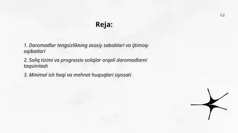Daromadlar tengsizligi va kambag'illikni qisqartirish 2