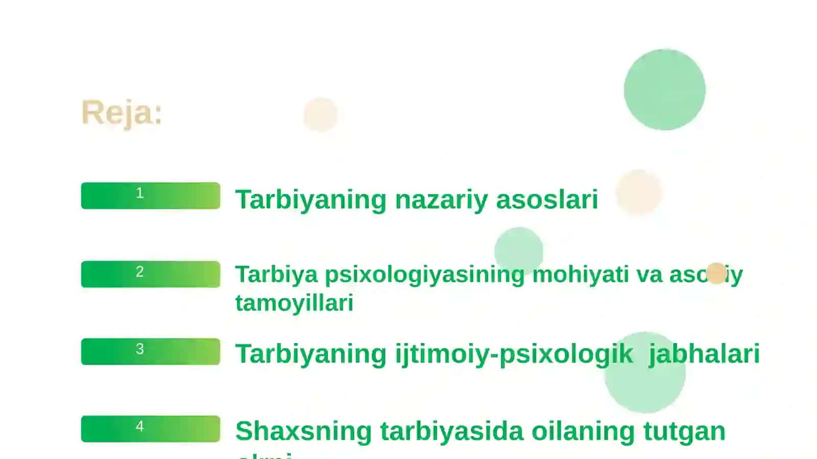 Tarbiya psixologiyasi 2