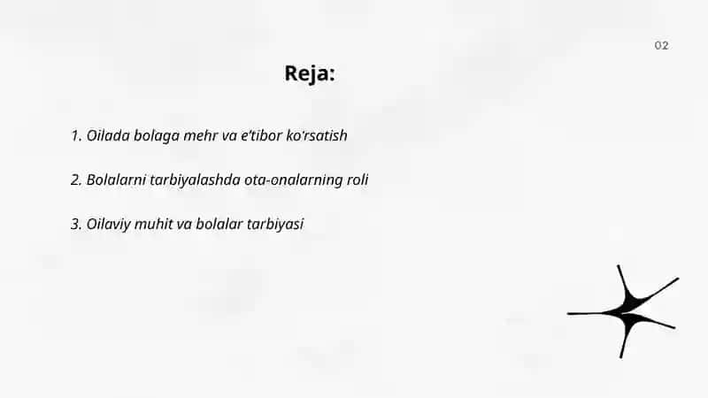 Oilada bola tarbiyasi toifalari va oqibatlari 2