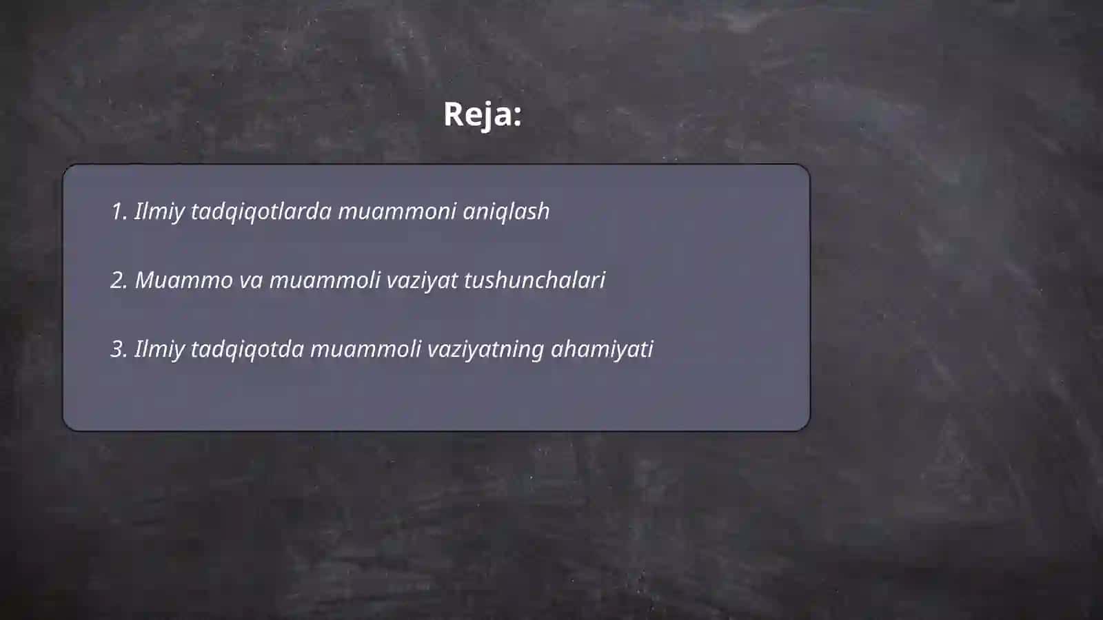 Ilmiy tadqiqotda muammo va muammoli vaziyatning o'zaro aloqasi 2