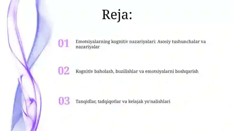 Emosiyaning kognitiv nazariyalari 2