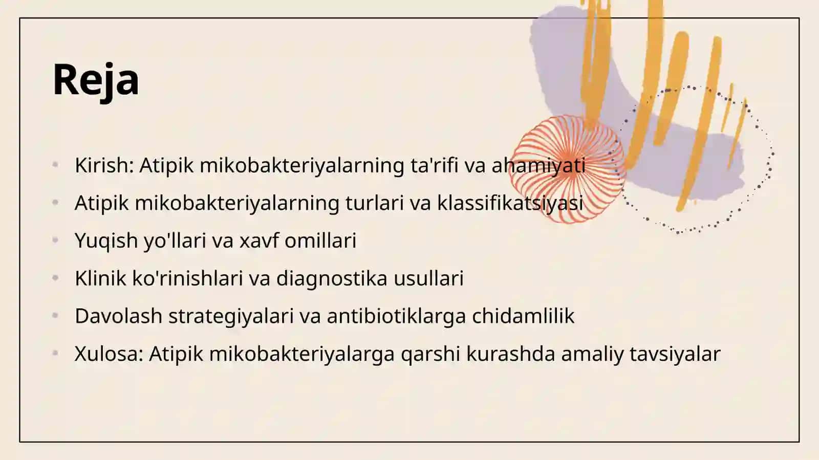 Atipik mikobakteriyalar va ularni amaliyotdagi ahamiyati 2