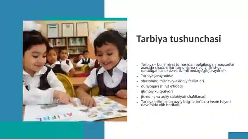Tarbiyaning mazmuni va asosiy yo' nalishlari. 2