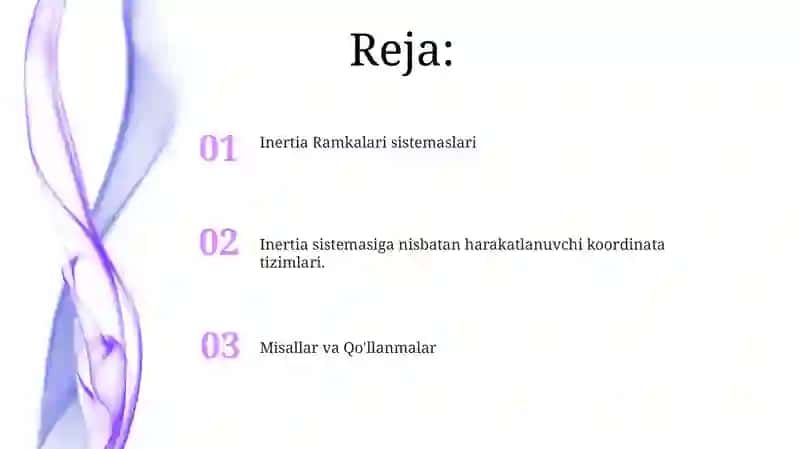 Inertia Ramkalari sistemaslari 2