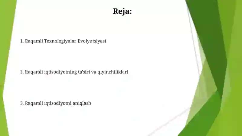 Raqamli iqtisodiyot 2