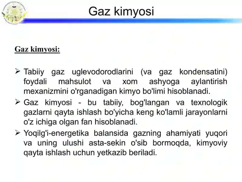 Gazlar kimyosi 2