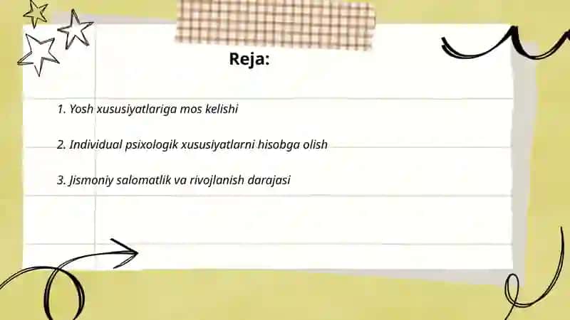 Tarbiya usullarini tanlashga qo‘yiladigan talablar 2