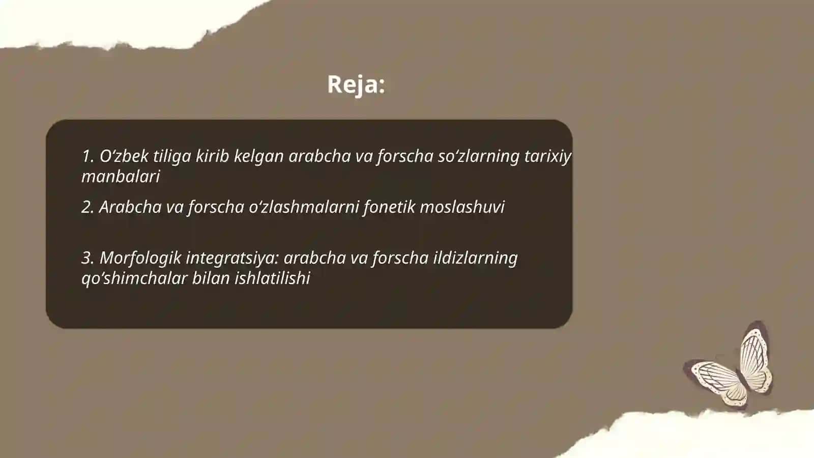 Arabcha va forscha soʻzlarning tarixiy manbalari 2