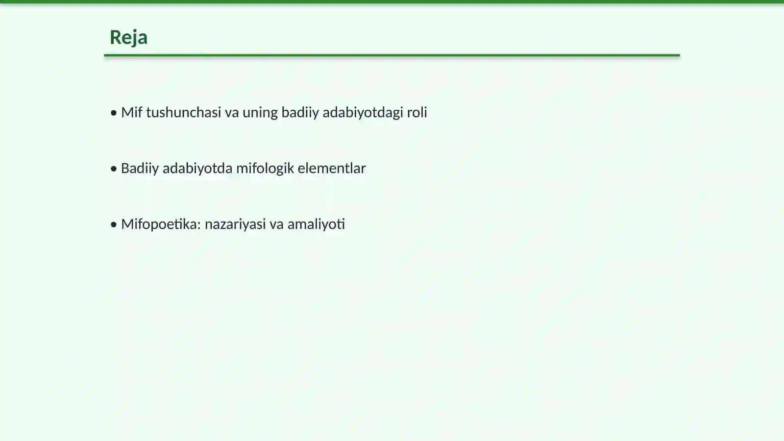 Mif va badiiy adabiyot.Mifopoetika 2