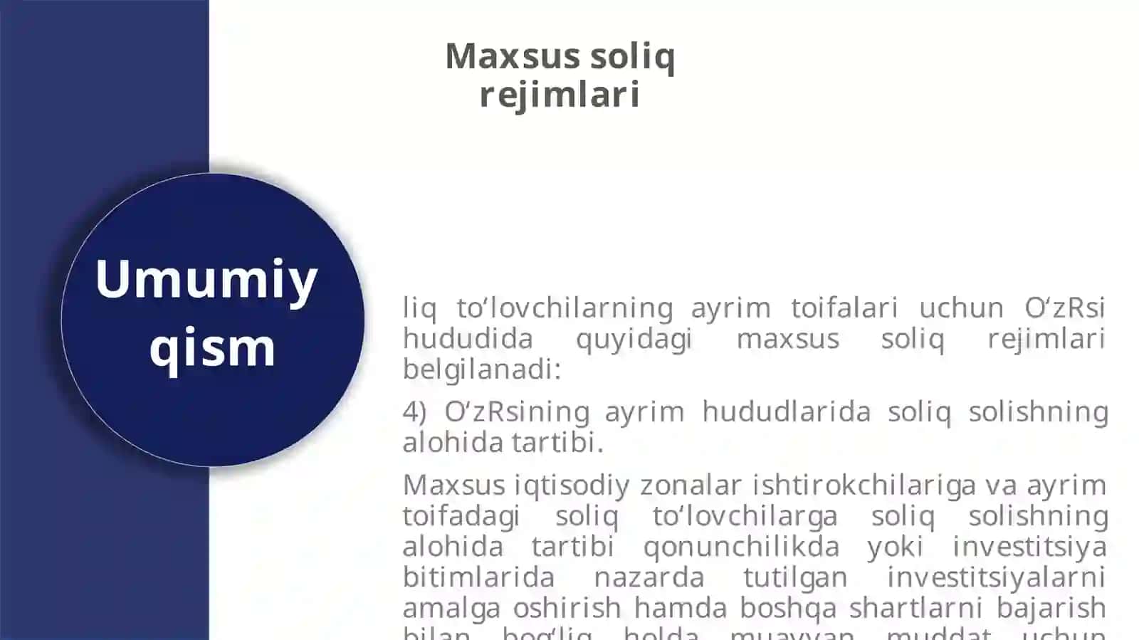 Maxsus soliq rejimlari 2
