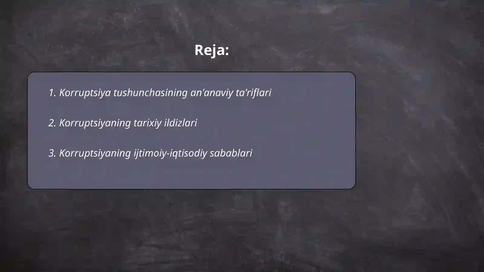 Korruptsiya tushunchasining manosi va shaklanish tarixi 2