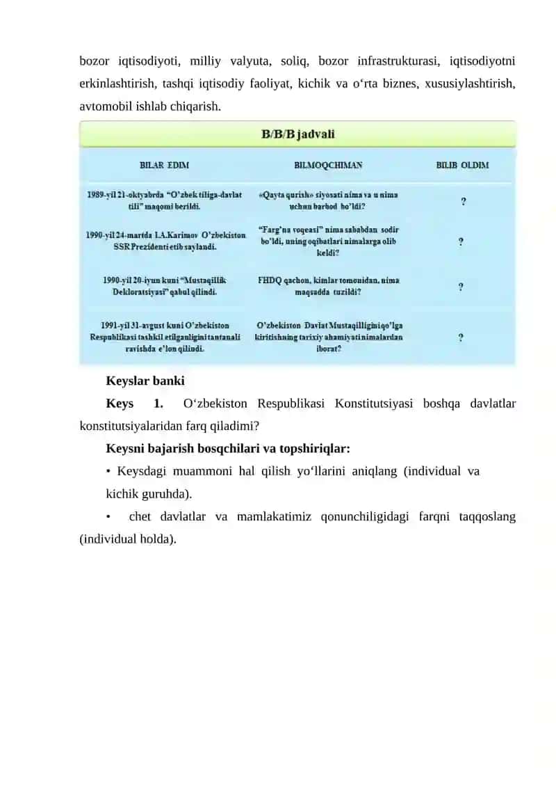 MUSTAQIL O‘ZBEKISTON RESPUBLIKASINING TASHKIL TOPISHI VA UNING TARIXIY AHAMIYATI 2