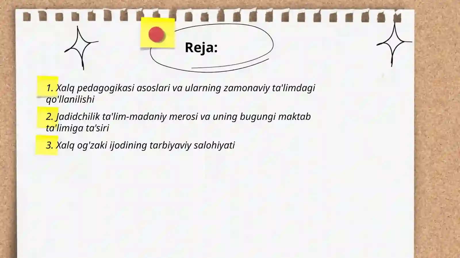 Xalq pedagogikasi va jadidchilik merosining bugungi ta'lim-tarbiyadagi o'rni 2
