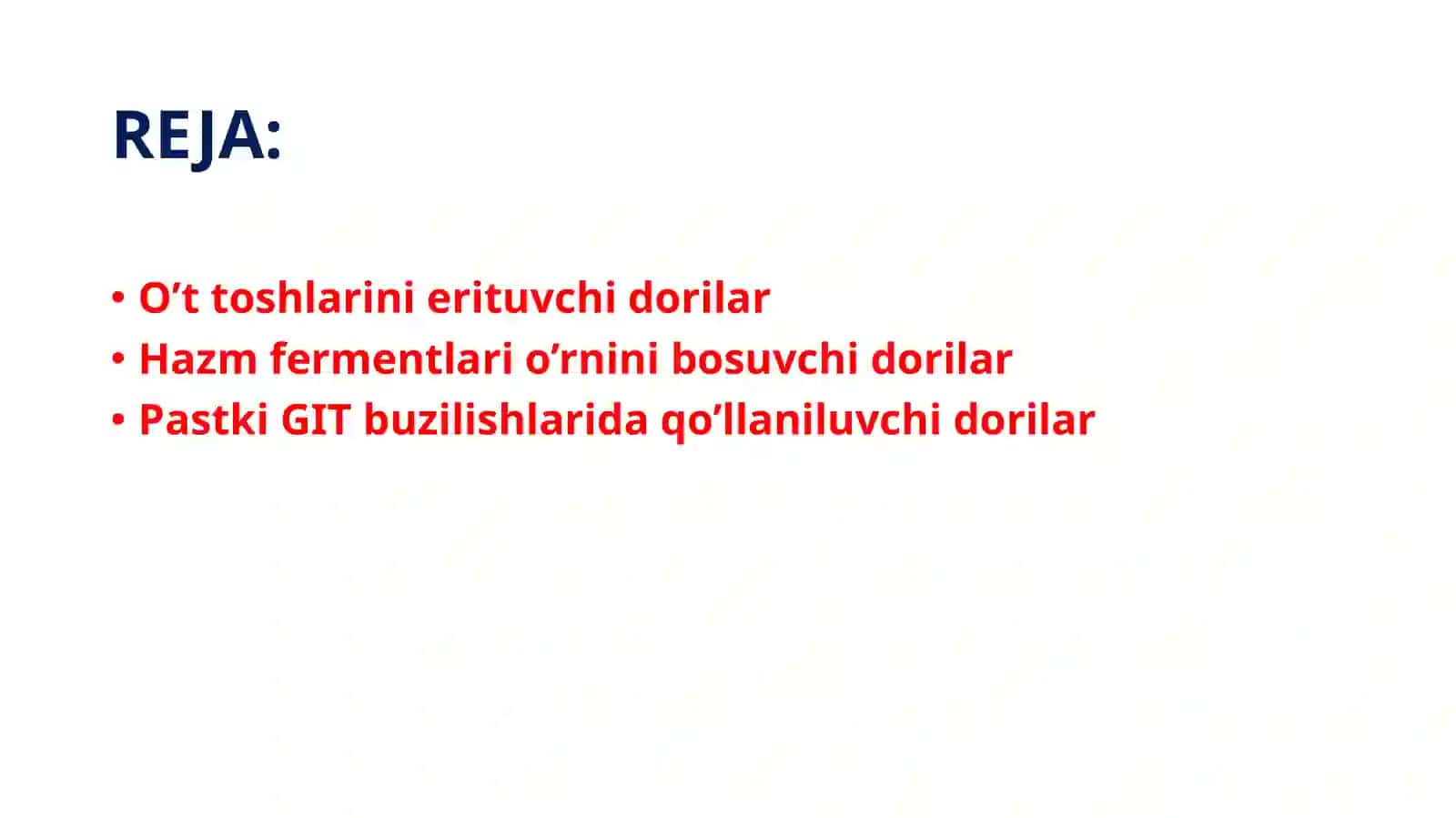 O’T HAYDOVCHI VA O’T TOSHLARINI ERITUVCHI DORILAR 2