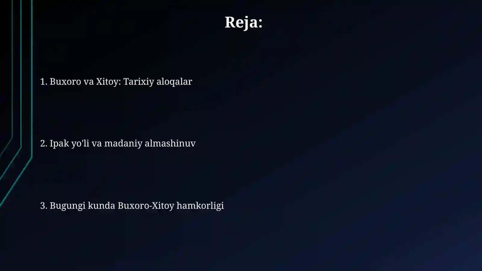 Buxoro va Xitoy: Tarixiy Aloqalar 2