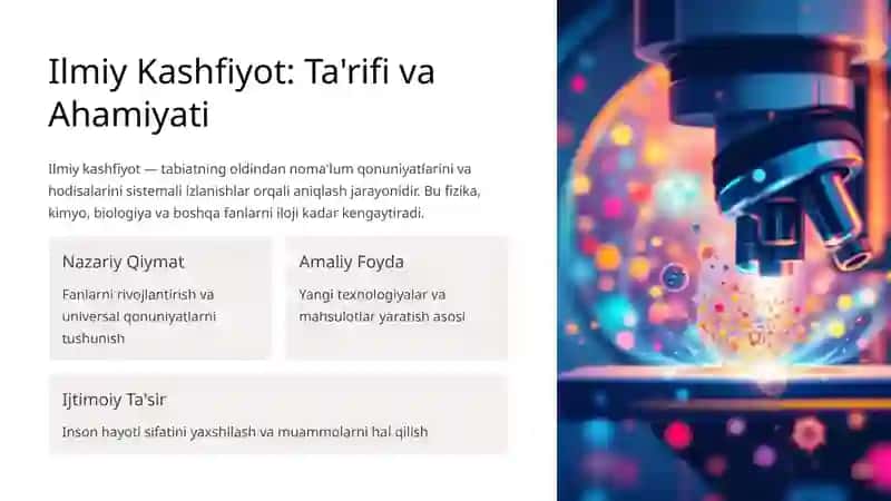 Ilmiy Kashfiyotlar, Ixtirolar va Litsenziyalash 2