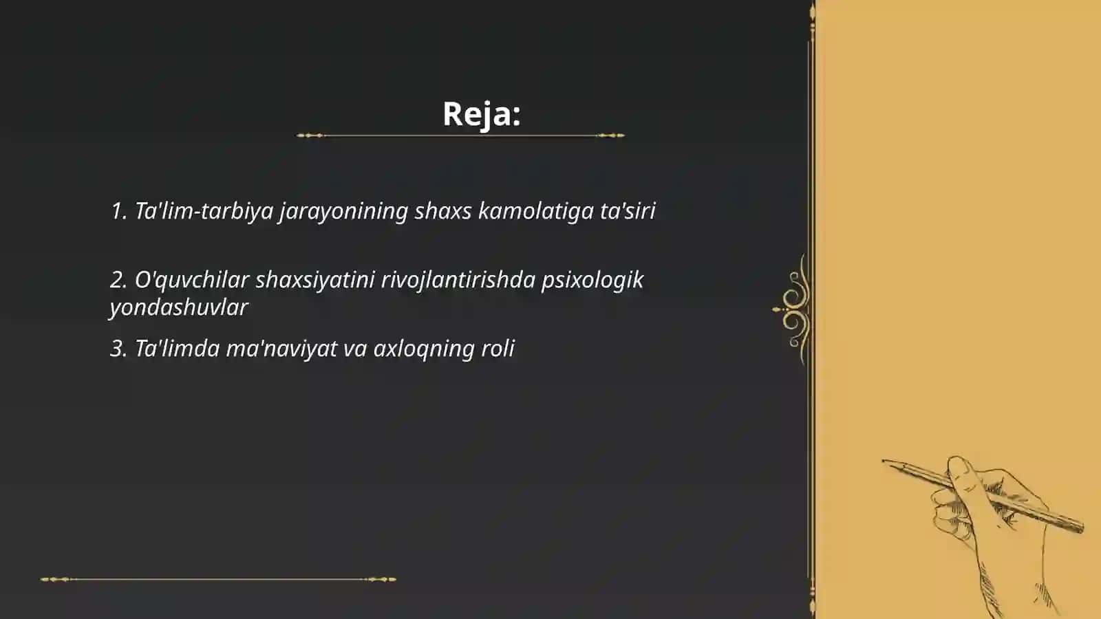Ta'lim-tarbiya jarayonining shaxs kamolatiga ta'siri 2