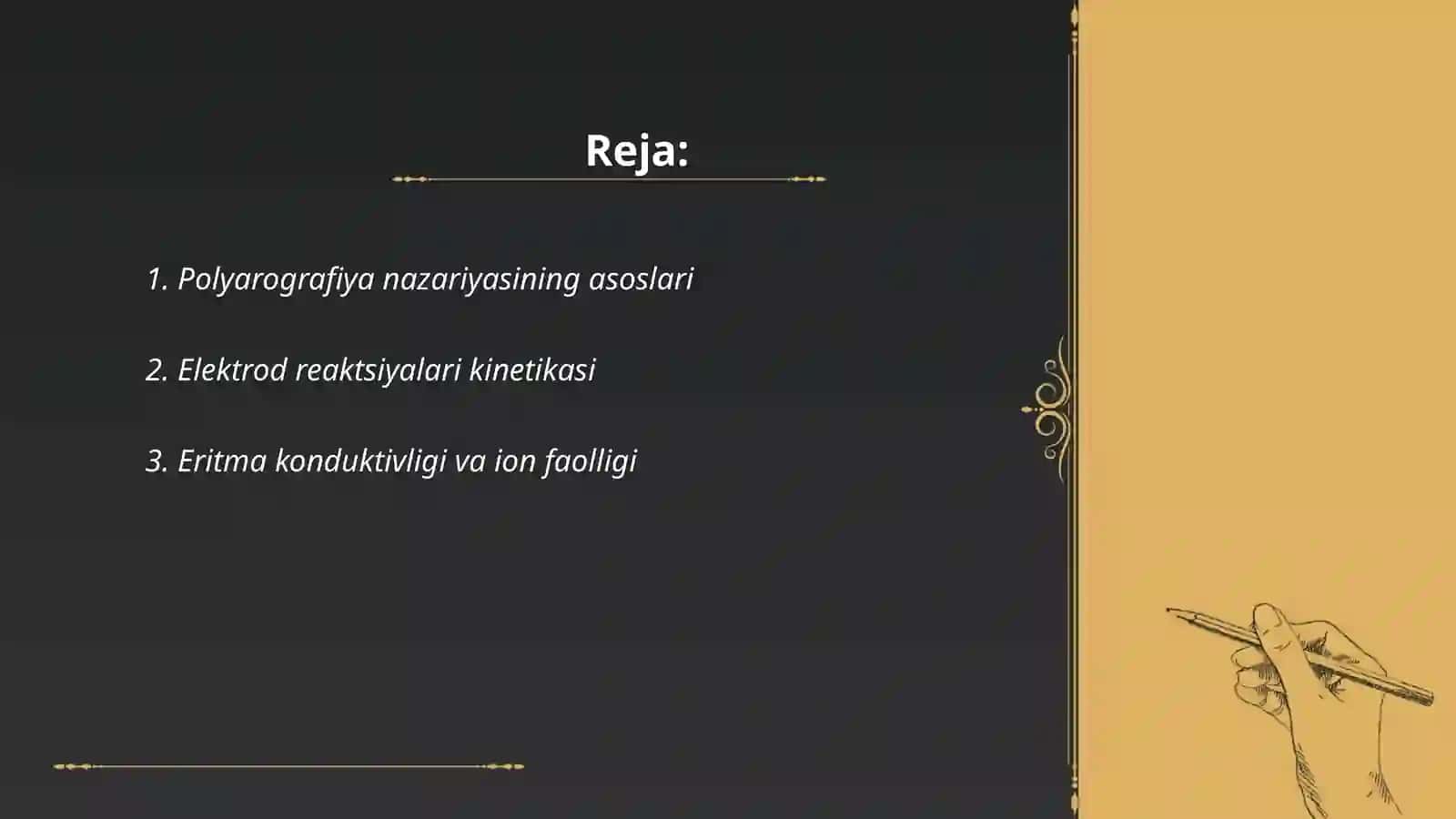 Polyarografik analiz metodi 2